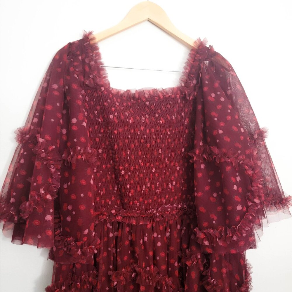Jessakae Ever After Maxi Dress in Burgundy 2X NWT - Picture 8 of 10